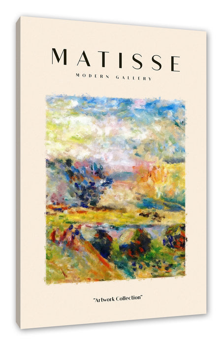 Pixxprint Matisse Modern Gallery - Wiese, Leinwandbild