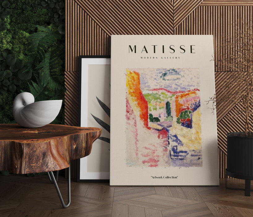 Matisse Modern Gallery  - Häuser, Leinwandbild