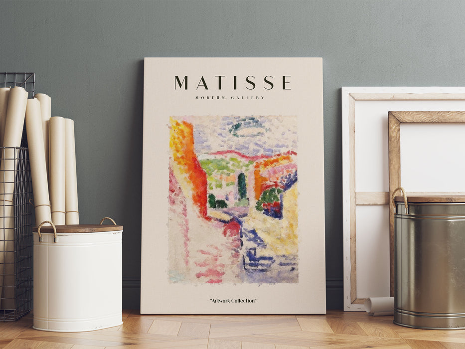 Matisse Modern Gallery  - Häuser, Leinwandbild