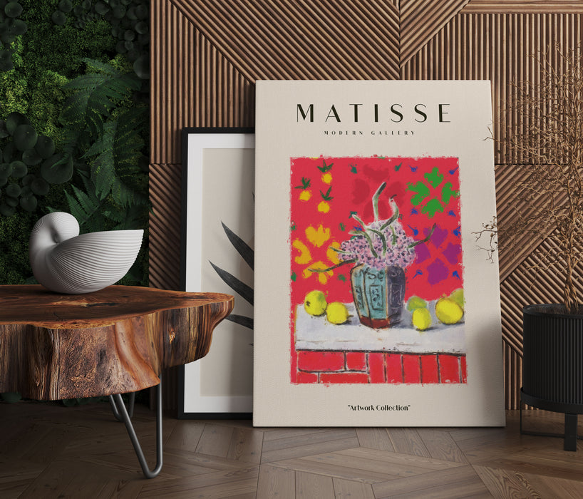 Matisse Modern Gallery  - Blume mit Vase, Leinwandbild