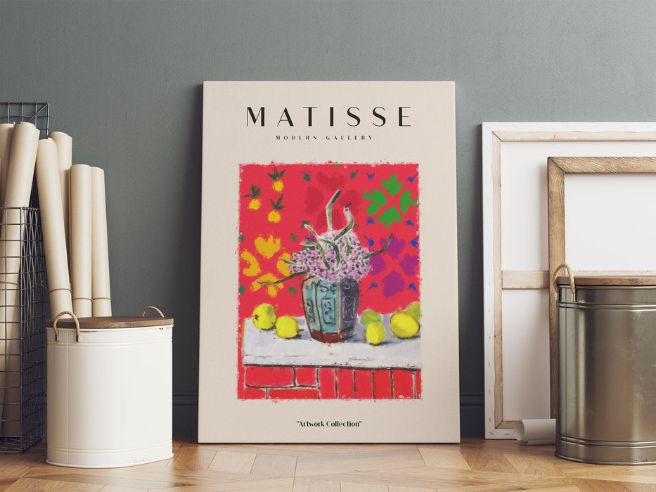 Matisse Modern Gallery  - Blume mit Vase, Leinwandbild