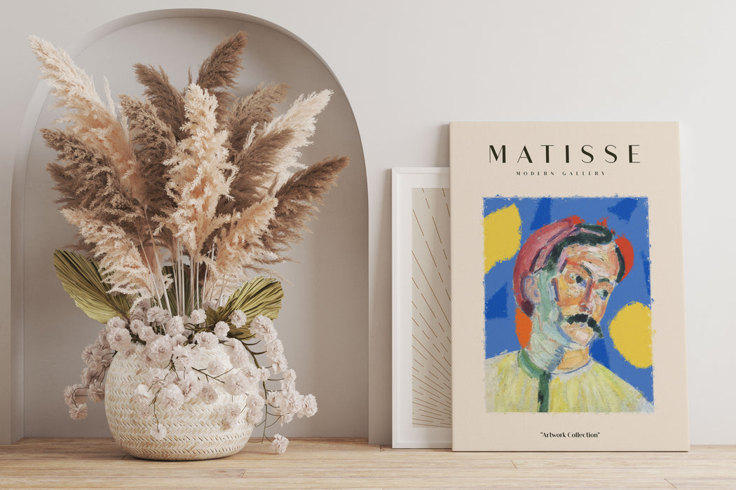 Matisse Modern Gallery  - Männerportrait, Leinwandbild