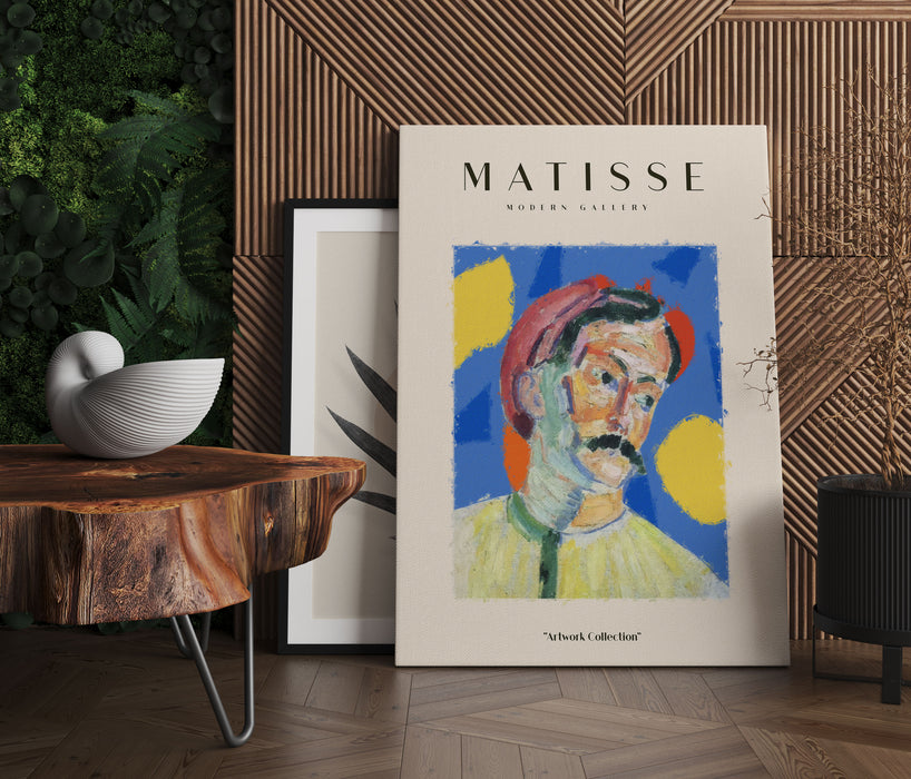 Matisse Modern Gallery  - Männerportrait, Leinwandbild