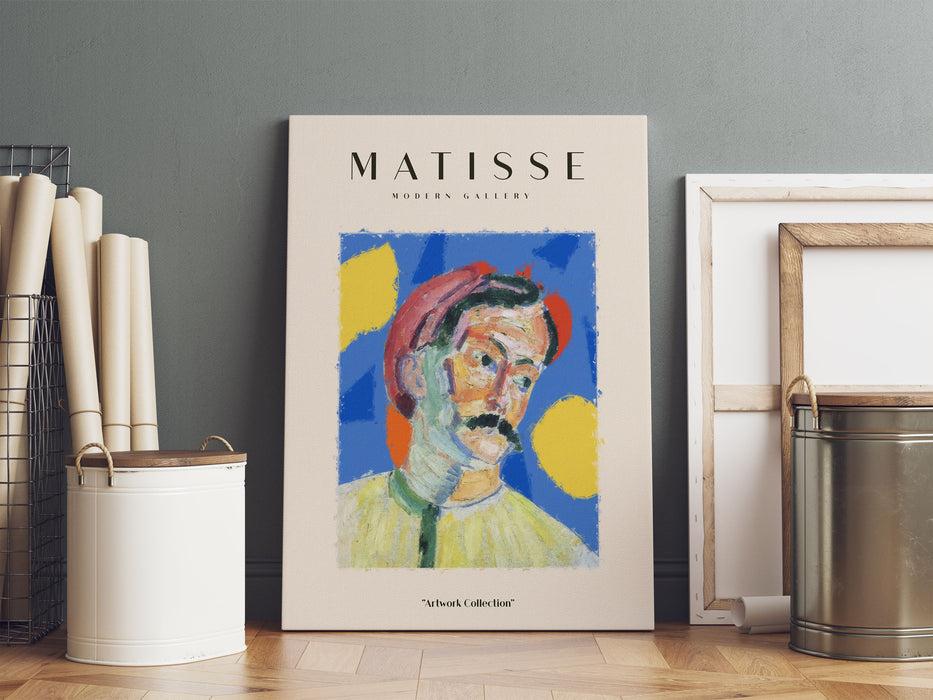 Matisse Modern Gallery  - Männerportrait, Leinwandbild