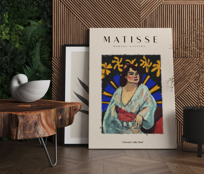 Matisse Modern Gallery  - Frauenportrait I, Leinwandbild