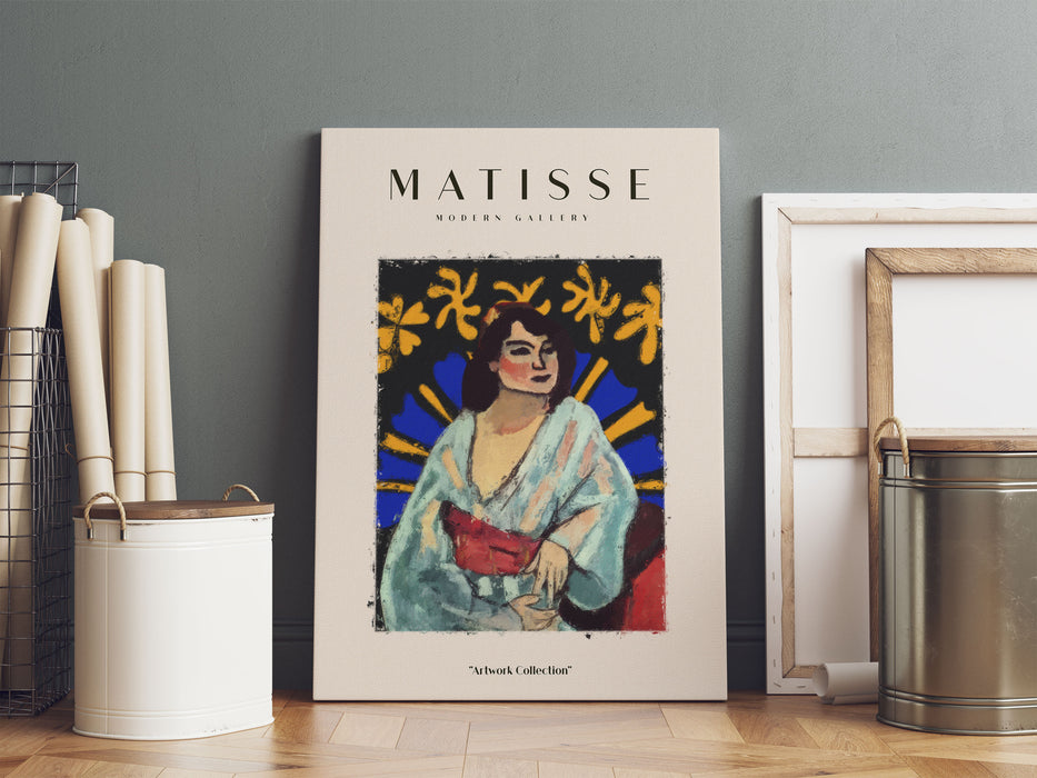 Matisse Modern Gallery  - Frauenportrait I, Leinwandbild