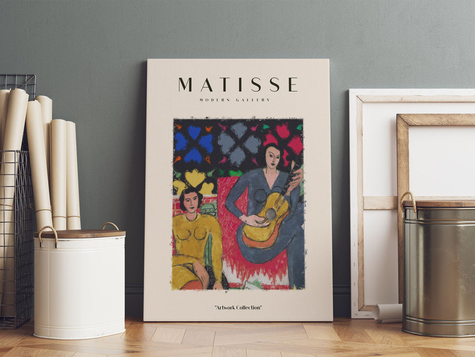 Matisse Modern Gallery  - Frauenportrait II, Leinwandbild