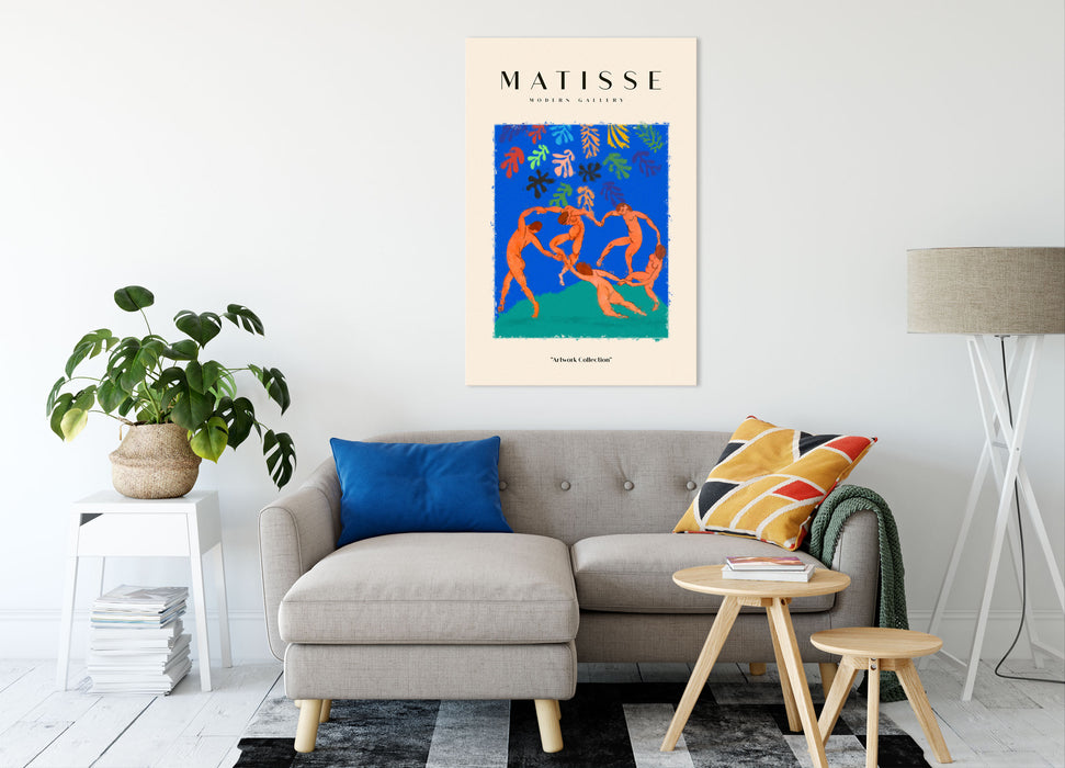 Matisse Modern Gallery  - Tanzende Menschen, Leinwandbild