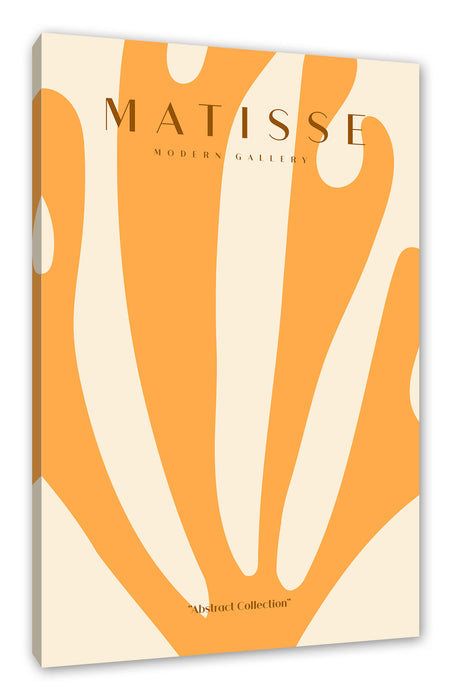 Pixxprint Matisse Modern Gallery - Koralle Orange II, Leinwandbild