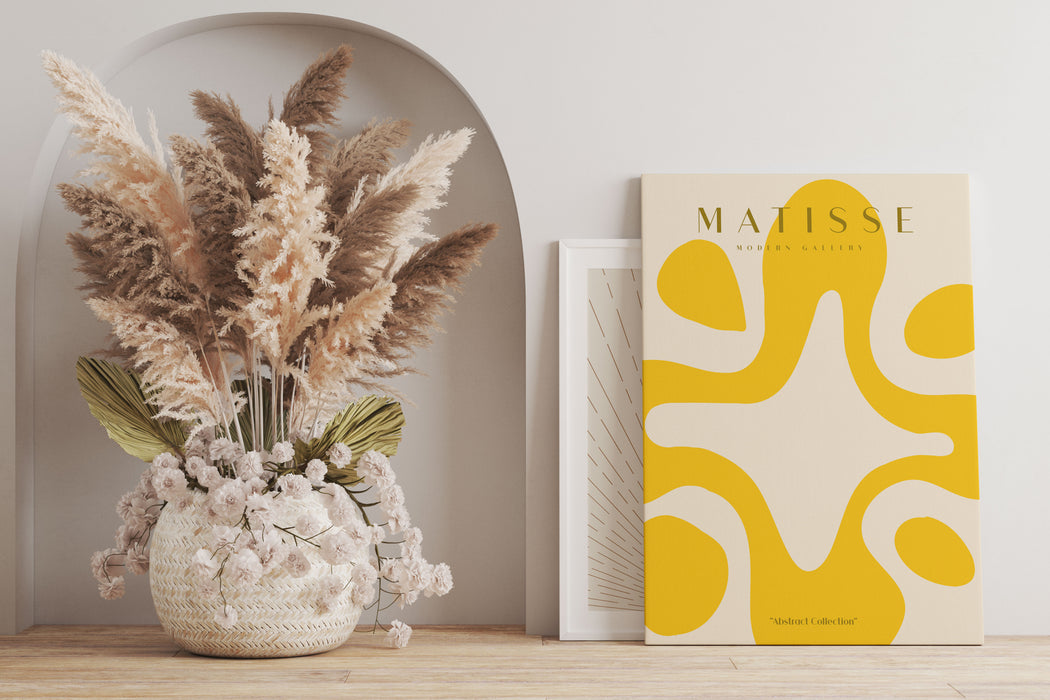 Matisse Modern Gallery  - Klecks Orange, Leinwandbild