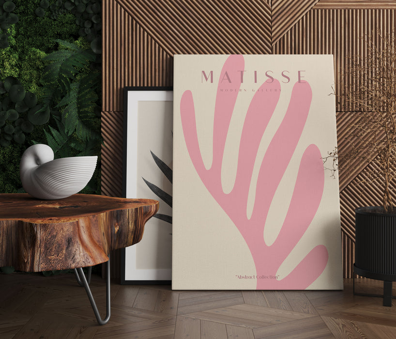 Matisse Modern Gallery  - Koralle Rosa, Leinwandbild
