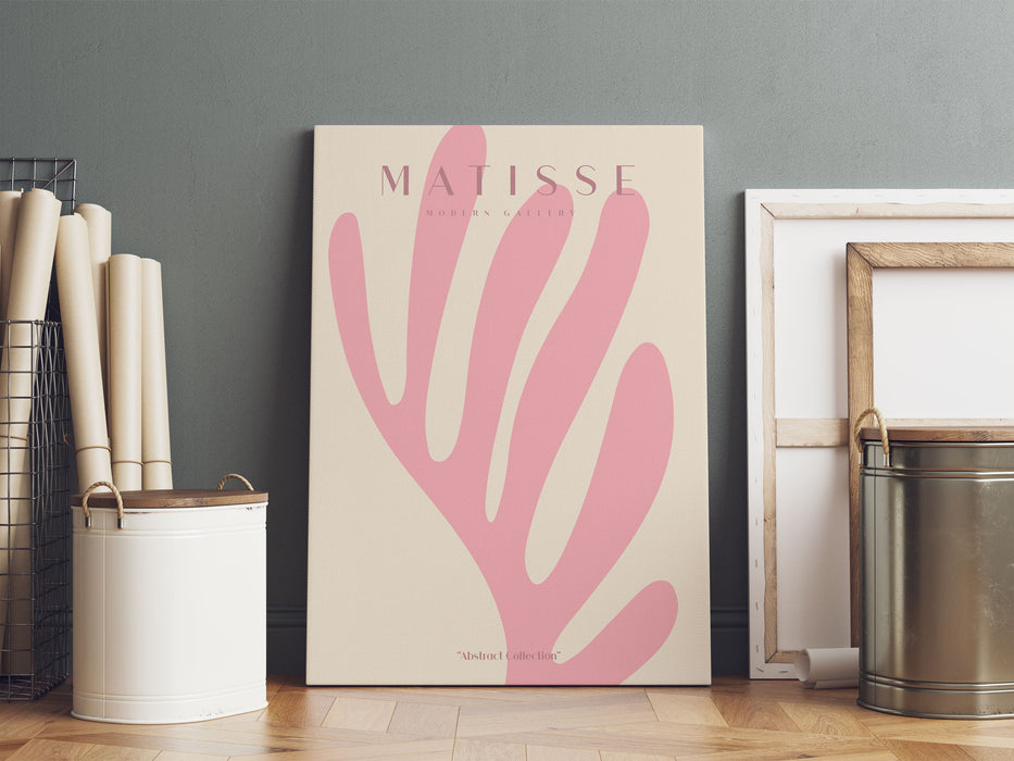 Matisse Modern Gallery  - Koralle Rosa, Leinwandbild