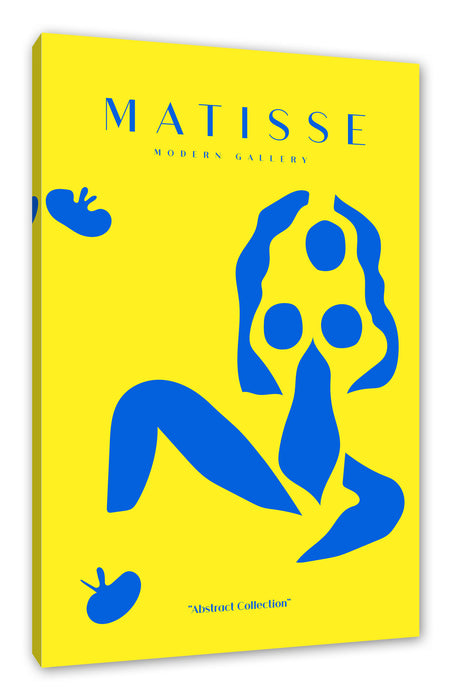 Pixxprint Matisse Modern Gallery - Frau sitzend, Leinwandbild