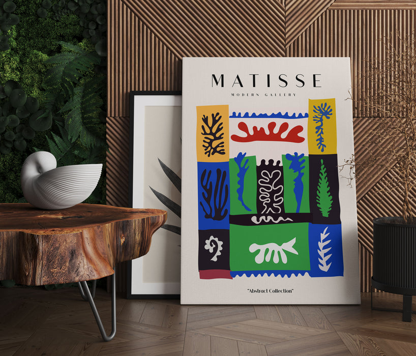 Matisse Modern Gallery  - Korallen Algen, Leinwandbild