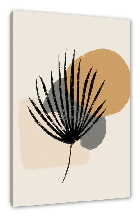 Pixxprint Modern Art Botanical - Farn III, Leinwandbild