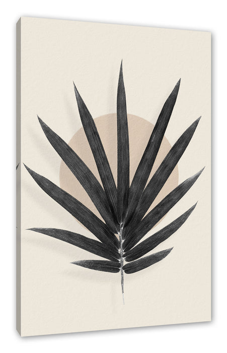 Pixxprint Modern Art Botanical - Palme, Leinwandbild