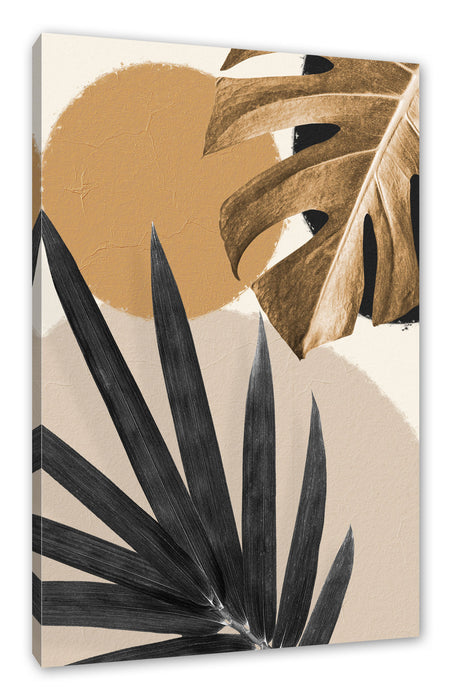 Modern Art Botanical  - Blätter IX, Leinwandbild