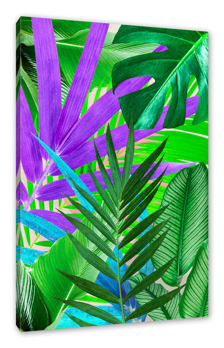 Modern Art Botanical  - Blätter XIII, Leinwandbild