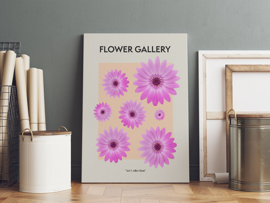 Flower Gallery  - Pinke Gerbera I, Leinwandbild