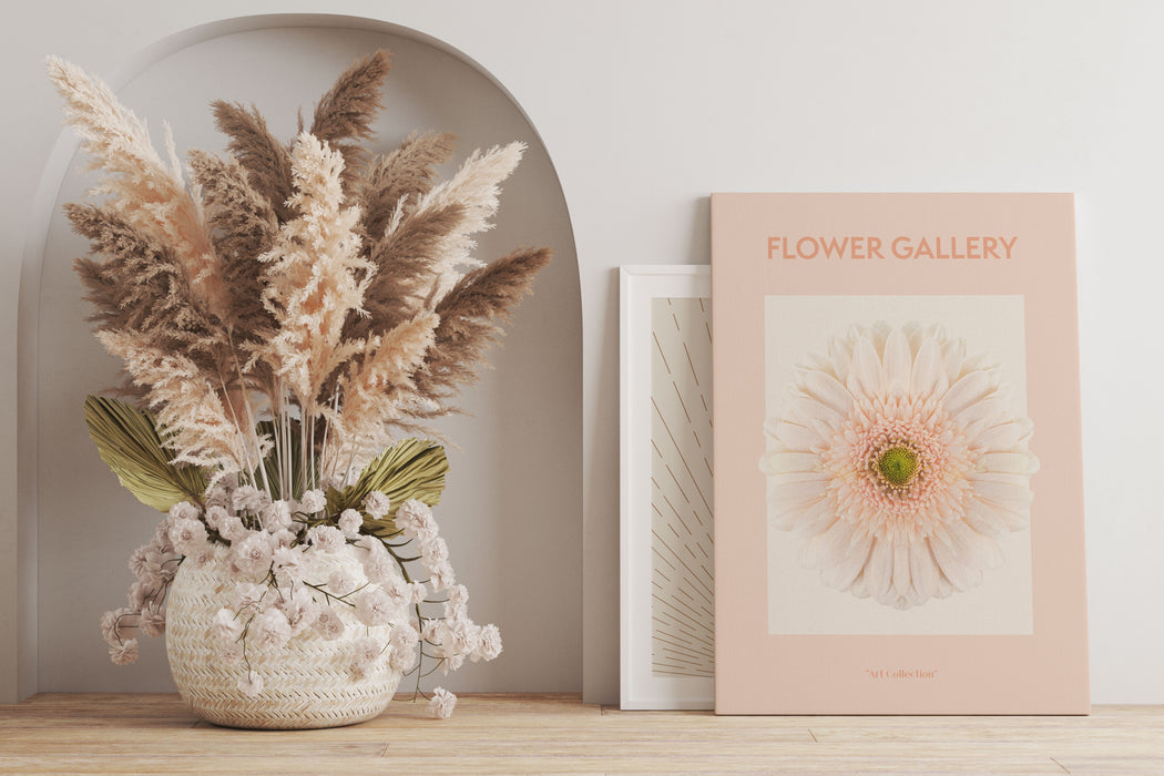 Flower Gallery  - Weiße Gerbera I, Leinwandbild