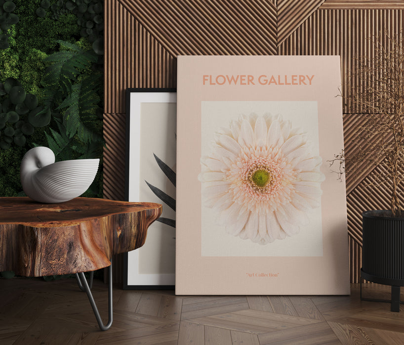 Flower Gallery  - Weiße Gerbera I, Leinwandbild