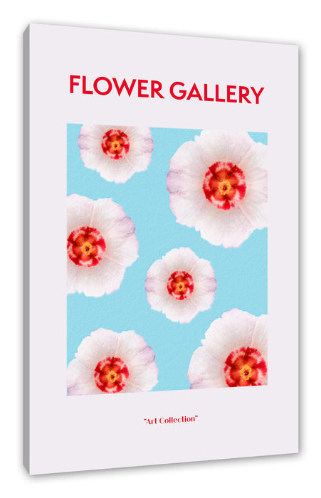 Pixxprint Flower Gallery - Mohnblume, Leinwandbild