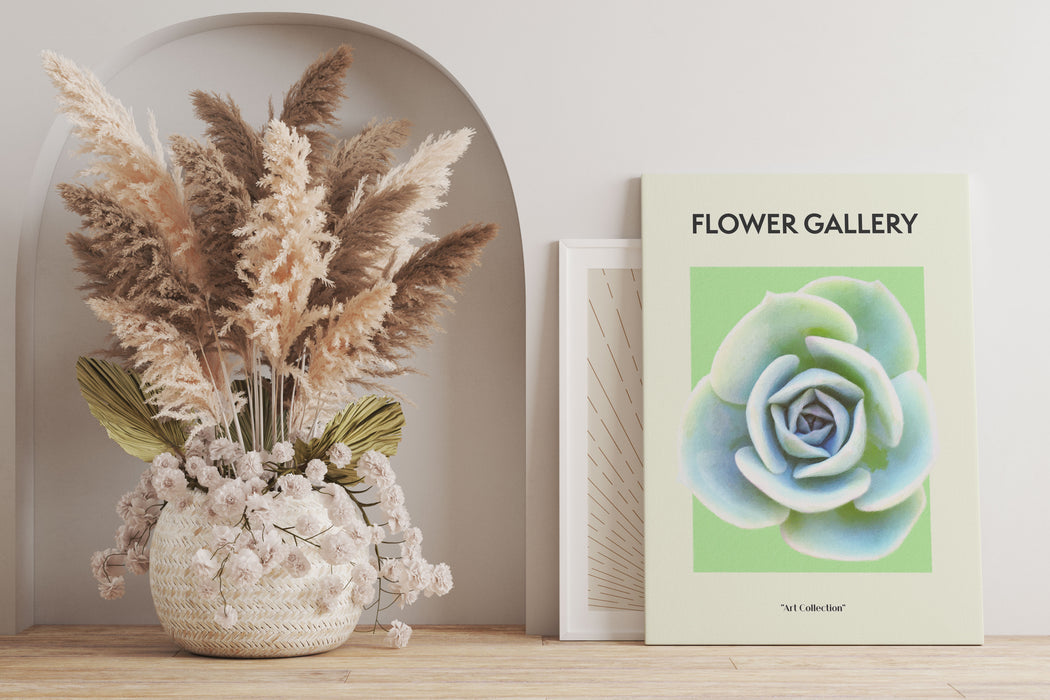 Flower Gallery  - Sukkulente , Leinwandbild