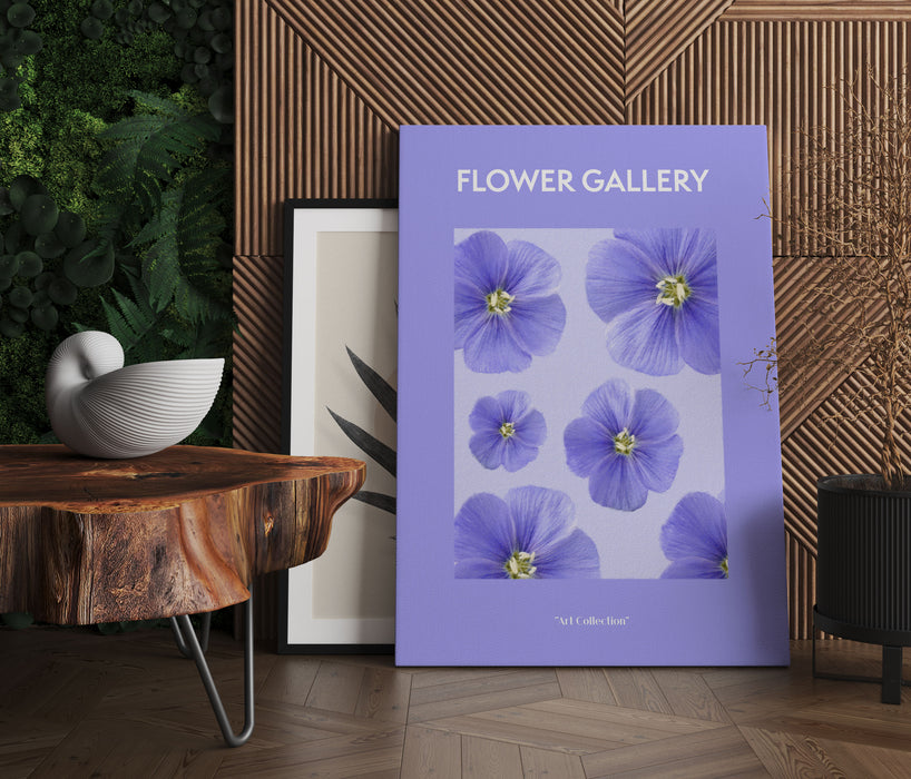 Flower Gallery  - Flieder Flammenblume , Leinwandbild