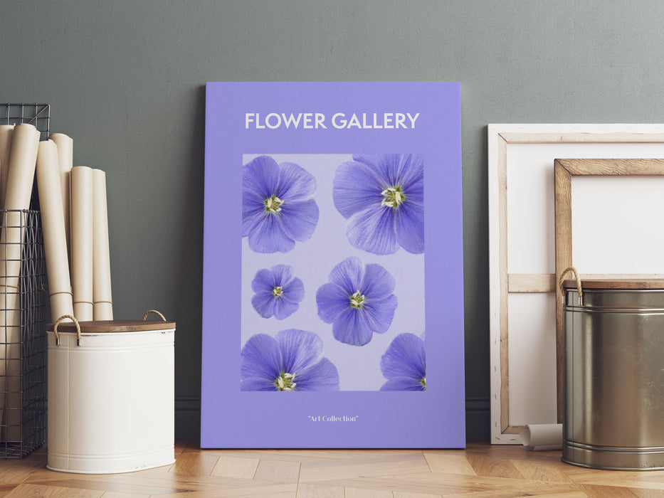 Flower Gallery  - Flieder Flammenblume , Leinwandbild