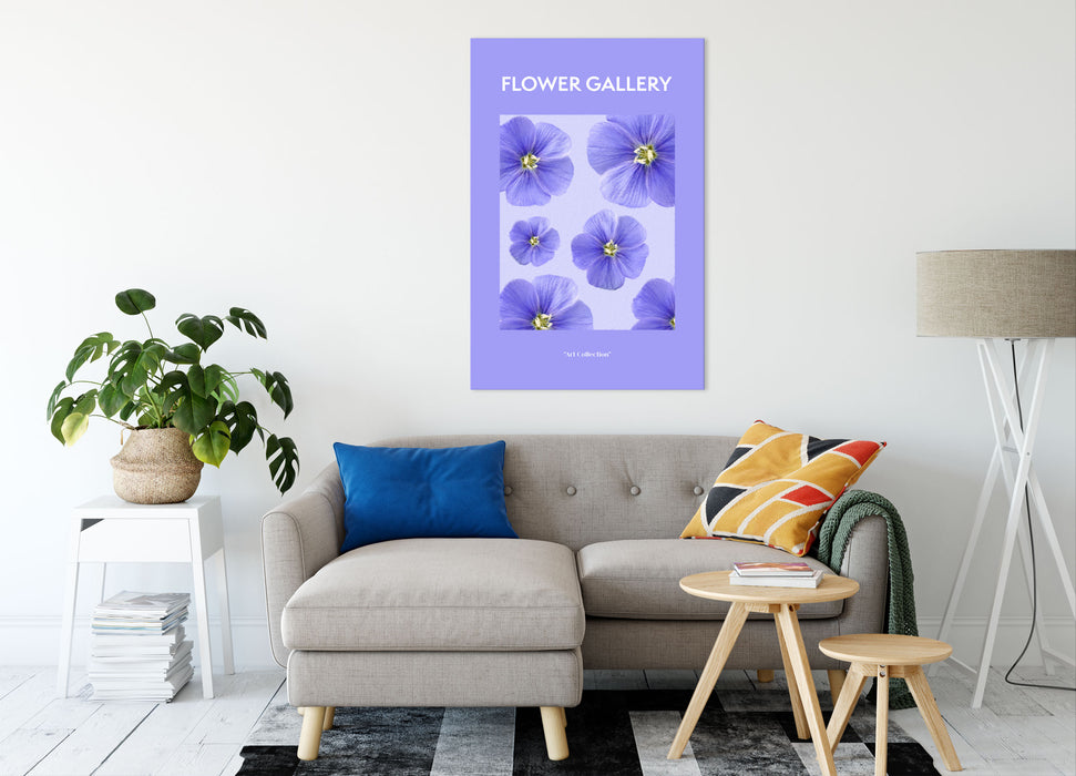 Flower Gallery  - Flieder Flammenblume , Leinwandbild