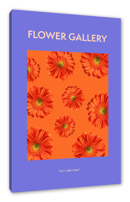 Pixxprint Flower Gallery - Orange Gerbera I, Leinwandbild