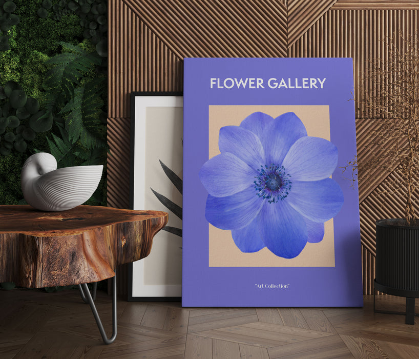 Flower Gallery  - Lila Anemone Flieder, Leinwandbild