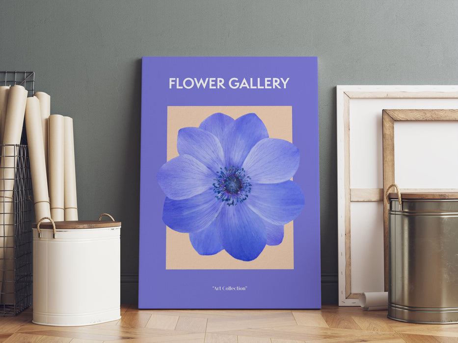 Flower Gallery  - Lila Anemone Flieder, Leinwandbild