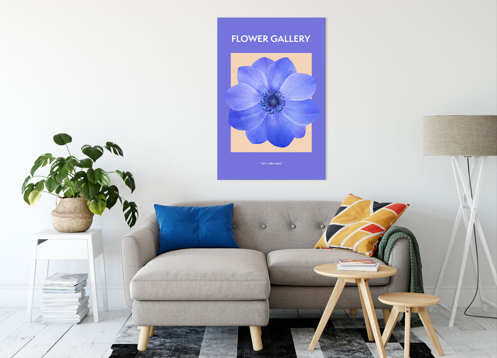 Flower Gallery  - Lila Anemone Flieder, Leinwandbild