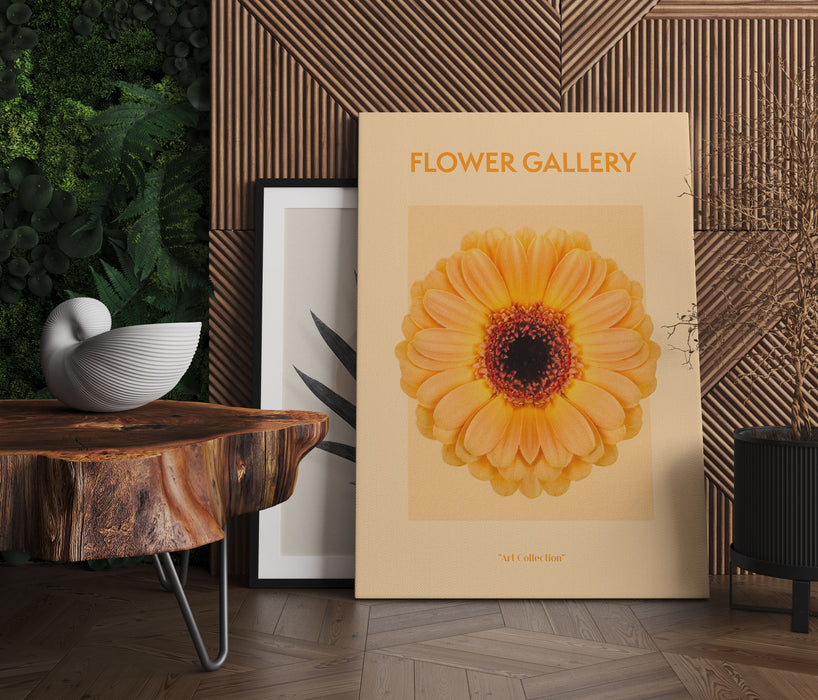 Flower Gallery  - Orange Gerbera II, Leinwandbild