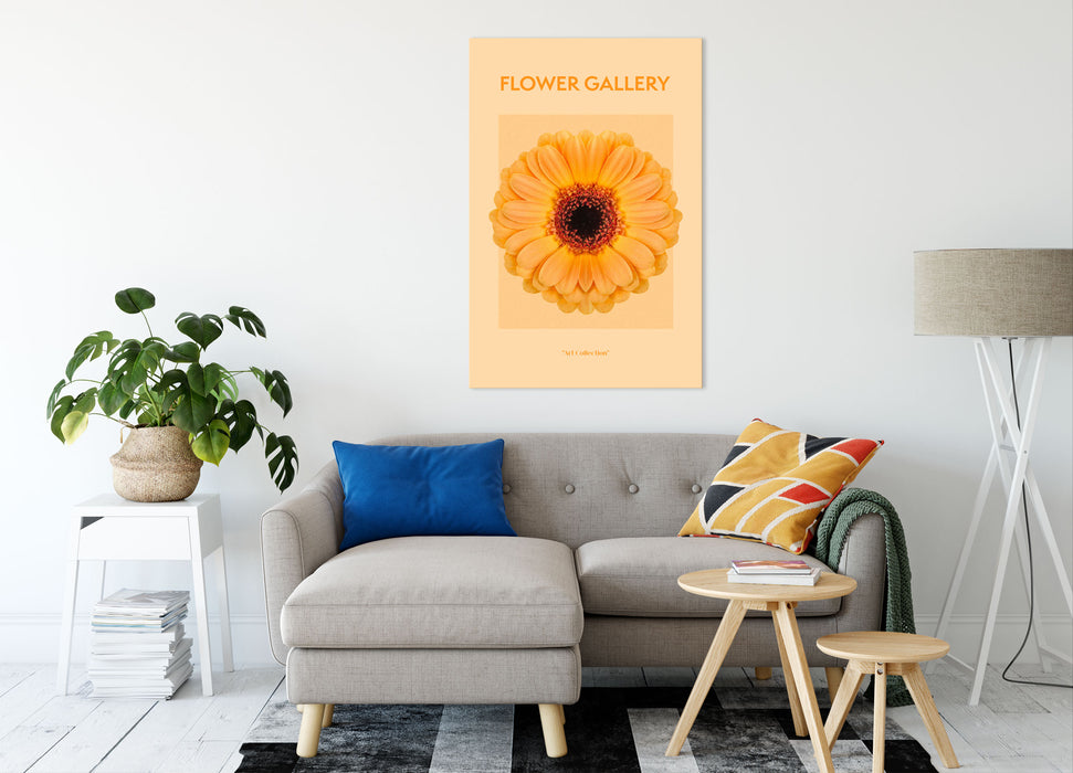 Flower Gallery  - Orange Gerbera II, Leinwandbild