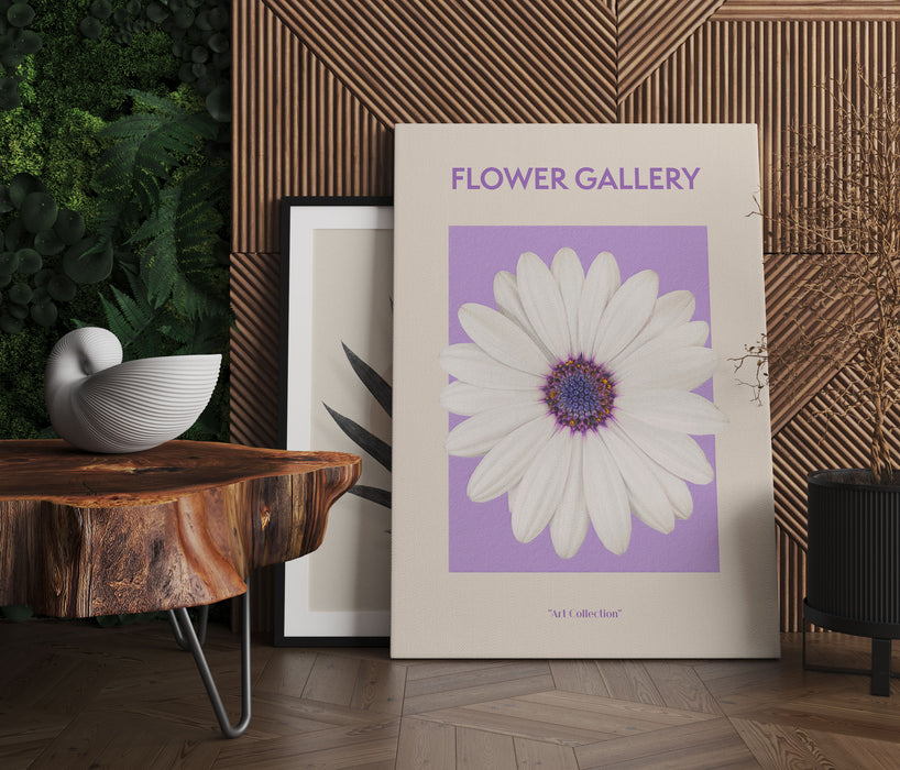 Flower Gallery  - Weiße Margerite, Leinwandbild