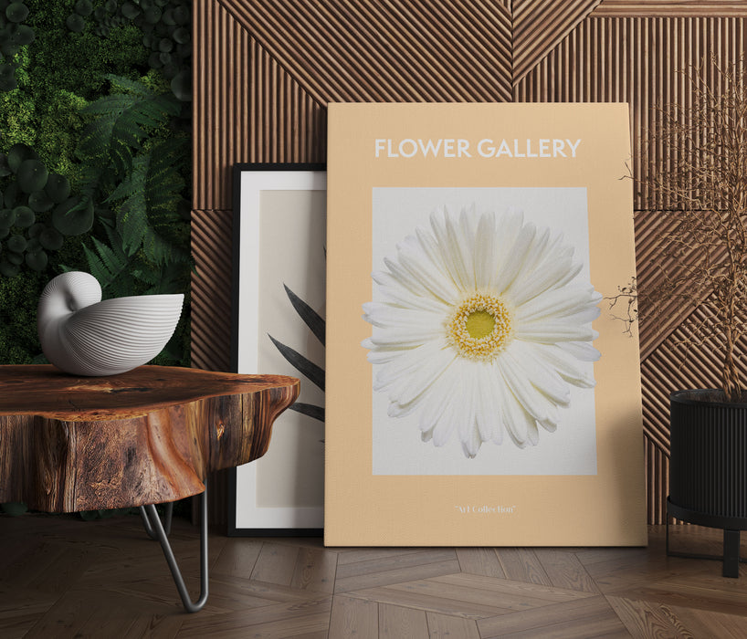 Flower Gallery  - Weiße Gerbera II, Leinwandbild