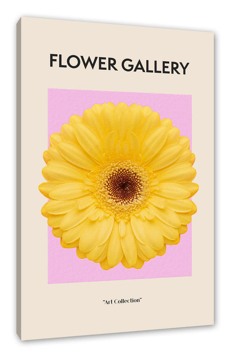 Flower Gallery  - Gelbe Gerbera II, Leinwandbild