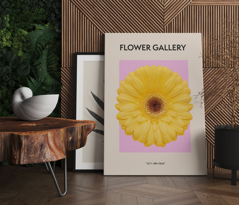 Flower Gallery  - Gelbe Gerbera II, Leinwandbild