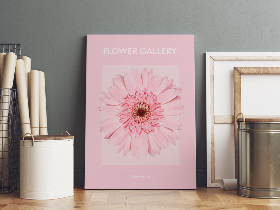 Flower Gallery  - Pinke Gerbera II, Leinwandbild