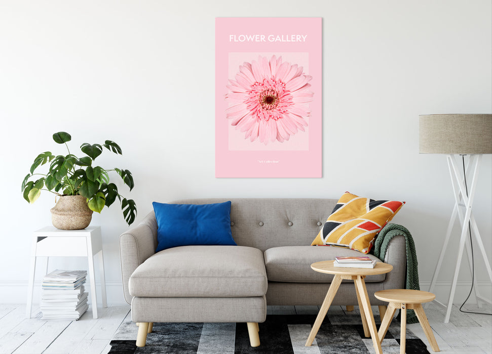 Flower Gallery  - Pinke Gerbera II, Leinwandbild