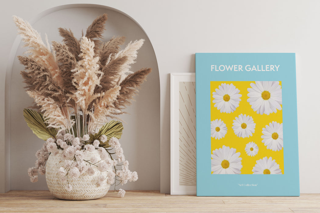 Flower Gallery  - Kamille Gänseblümchen, Leinwandbild