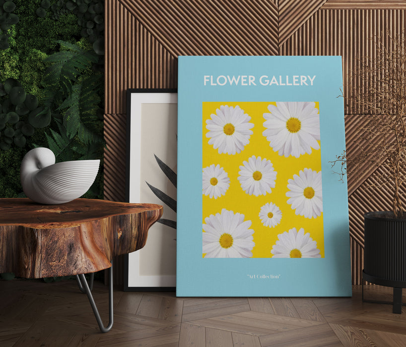 Flower Gallery  - Kamille Gänseblümchen, Leinwandbild