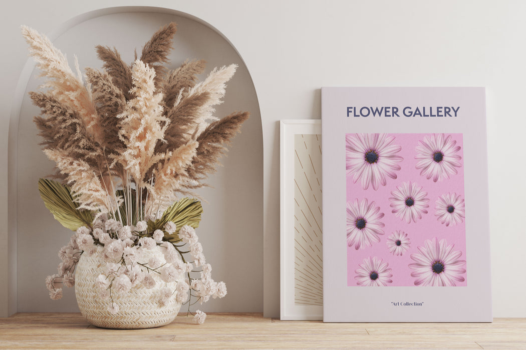 Flower Gallery  - Rosa Margerite II, Leinwandbild