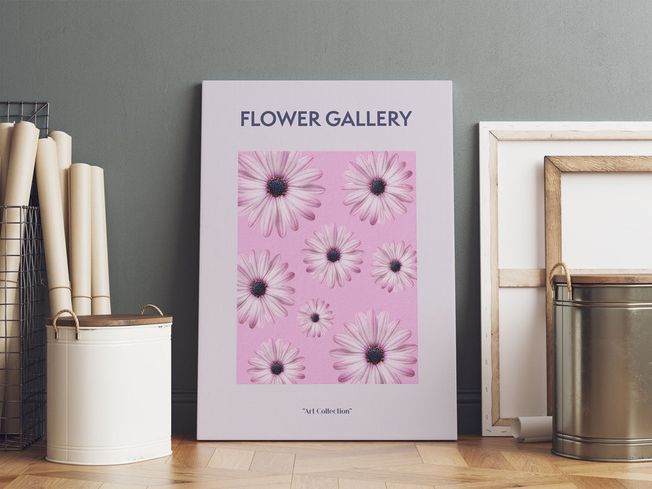 Flower Gallery  - Rosa Margerite II, Leinwandbild