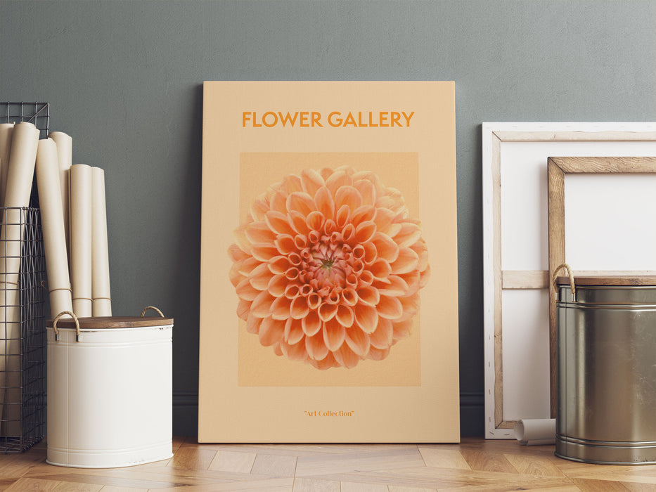 Flower Gallery  - Rosa Chrysantheme II, Leinwandbild