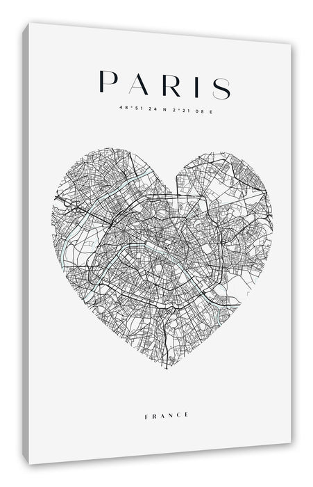 Lieblings Stadt  - Paris, Leinwandbild