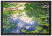 Claude Monet - Seerosen II  auf Leinwandbild gerahmt Größe 60x40