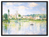 Claude Monet - Vétheuil im Sommer  auf Leinwandbild gerahmt Größe 80x60